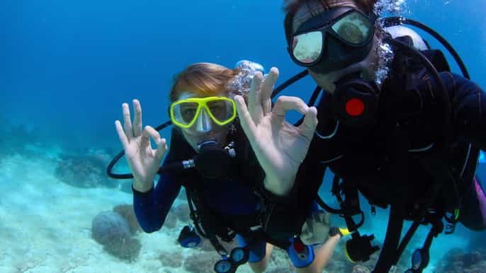 scuba diving tour in bodrum