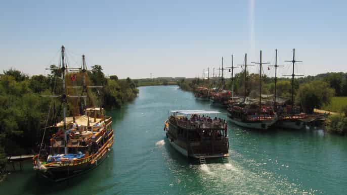 manavgat cruzeiro fluvial de dia inteiro e o grande bazar