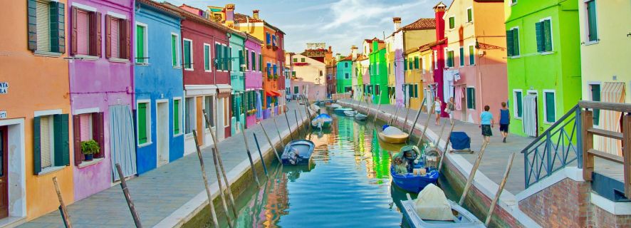 Venetië: Murano, Burano en Torcello meertalige boottocht