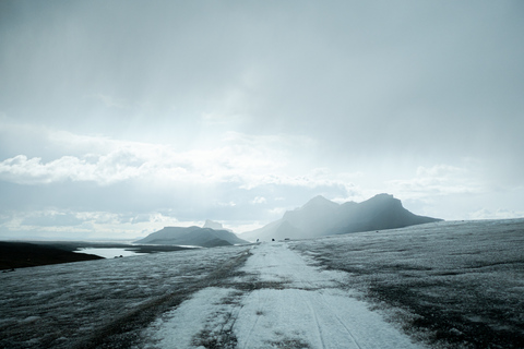 Da Gullfoss: Grotta di ghiaccio di Langjökull e tour in motoslitta