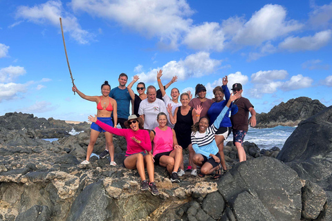 Aruba: Sunrise Natural Pool Hike & Swim Without the Crowds
