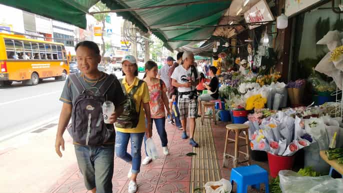 bangkok tour a pie de día completo con paradas libres
