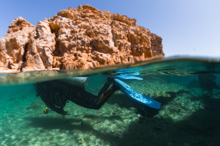 Parc national Ras Muhammad : île Blanche et plongéeSéance de snorkeling