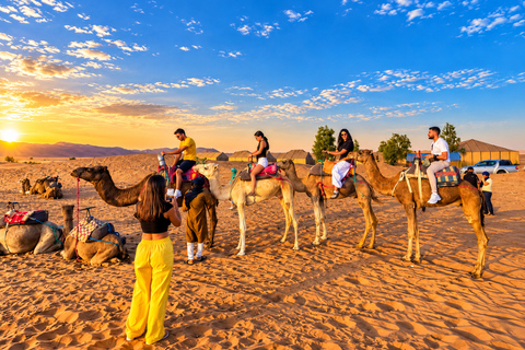 From Agadir: 2-Day Zagora Desert Tour, Camel Ride & Camp Shared Tour – Luxury Desert Camp & Camel Rides
