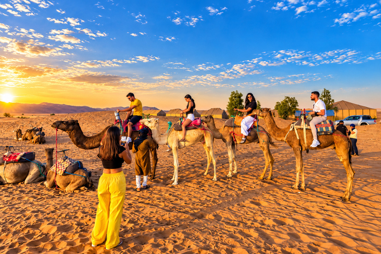 From Agadir: 2-Day Zagora Desert Tour, Camel Ride & Camp Shared Tour – Luxury Desert Camp & Camel Rides