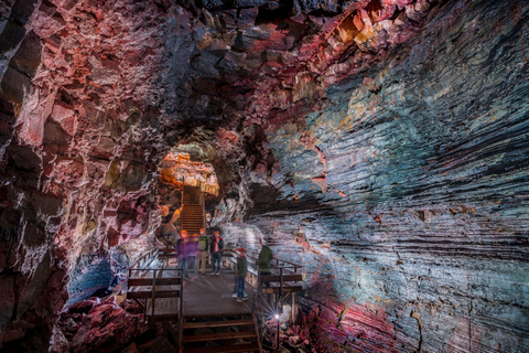 Depuis Reykjavik : tunnel de lave de Raufarhólshellir en bus