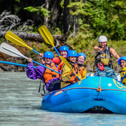 Rafting familial sur la rivière Kicking Horse