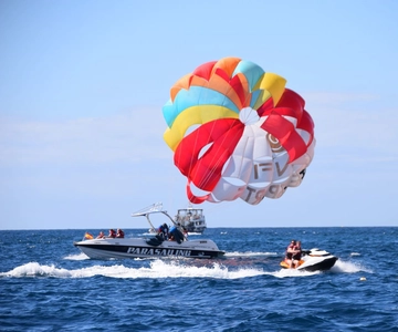 Gran Canaria: 1 tot 3 Personen Parasail over Anfi Beach