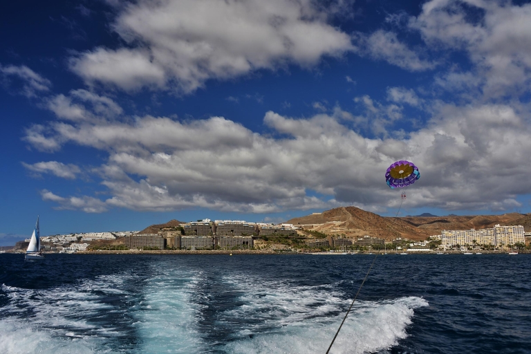 Gran Canaria: Parasail de 1 a 3 personas sobre la playa de AnfiParasailing individual