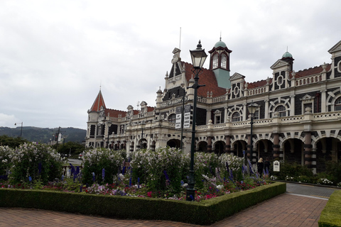 Dunedin: Peninsula with Lanarch Castle gardens & Olveston
