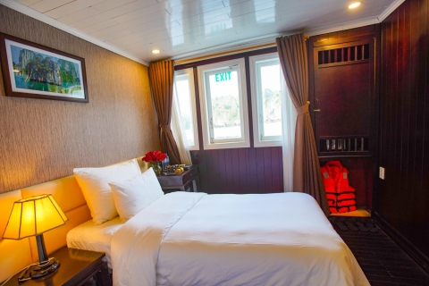 4-Sterne Halong Paloma Cruise 3D2N ReiseDeluxe Meerblick Doppelkabine ohne Hotelabholung