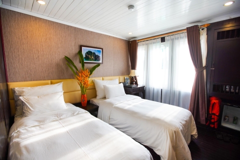 4-Sterne Halong Paloma Cruise 3D2N ReiseDeluxe Meerblick Doppelkabine ohne Hotelabholung