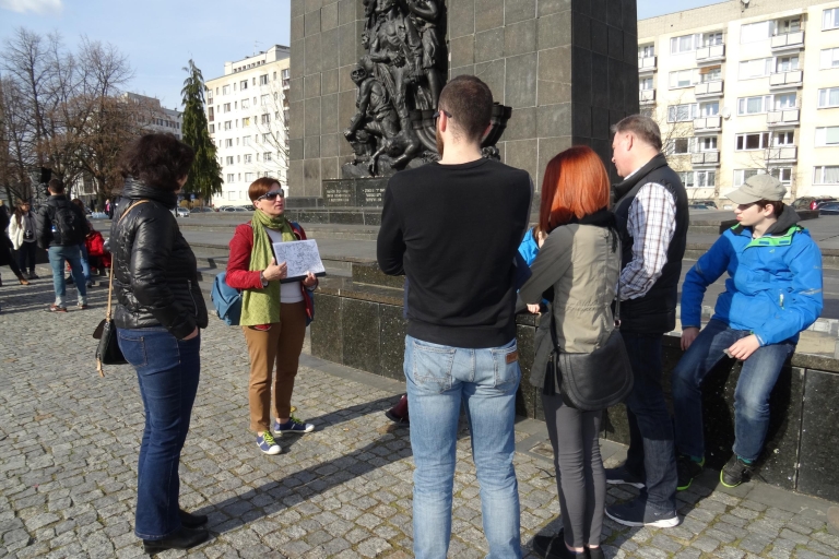 Varsovia: Recorrido en automóvil de 3 horas por la Varsovia judíaTour de Transporte Público