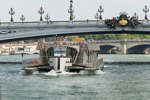 Parigi: Tour del Big Bus in autobus Hop-on Hop-off e crociera sulla SennaCrociera hop-on hop-off di 48 ore e sulla Senna