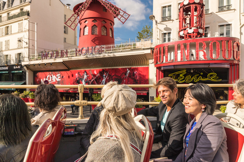 Parigi: Tour del Big Bus in autobus Hop-on Hop-off e crociera sulla SennaCrociera hop-on hop-off di 48 ore e sulla Senna