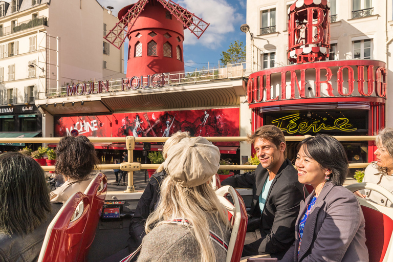 Parigi: Tour del Big Bus in autobus Hop-on Hop-off e crociera sulla SennaCrociera hop-on hop-off di 48 ore e sulla Senna