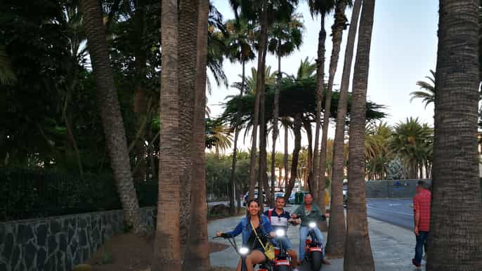 maspalomas 3hour 2seater electric scooter chopper tour