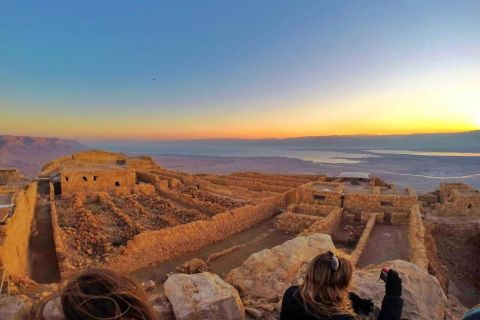 Desde Tel Aviv: Amanecer en Masada, Ein Gedi, Excursión al Mar Muerto