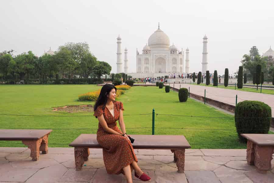 Agra: Eintrittskarte zum Taj Mahal mit Guide & Tuk-Tuk-Optionen. Foto: GetYourGuide