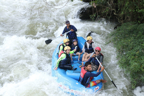 Krabi: Rafting na białej wodzie, wodospad i świątynia małpKrabi: Spływ górski, wodospad i świątynia małp