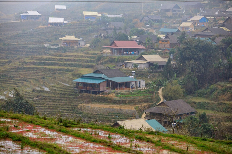 Hanoï : randonnée de 3 jours à Sapa avec famille d'accueilChambre partagée