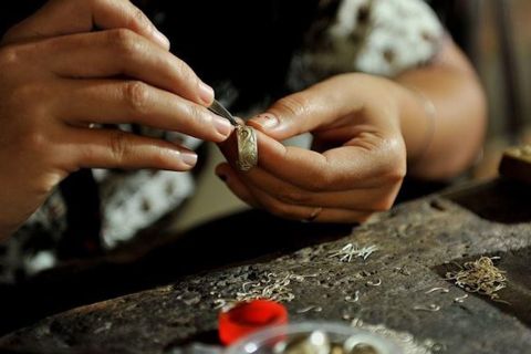 Ubud: lezione di creazione di gioielli in argento di 3 ore