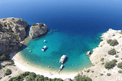 Da Veglia: tour in catamarano di mezza giornata alla scoperta di 4 isole