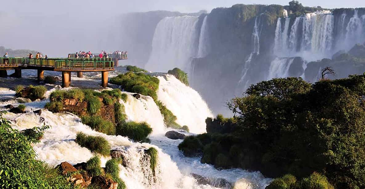 From Puerto Iguazu Half Day Brazilian Falls Excursion GetYourGuide