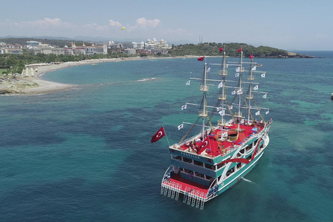 Gita in barca all&#039;isola dei delfini da Side: un&#039;avventura in mare