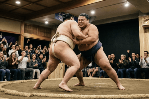 Kyoto: Sumo Experience & Audience Challenge with Photo