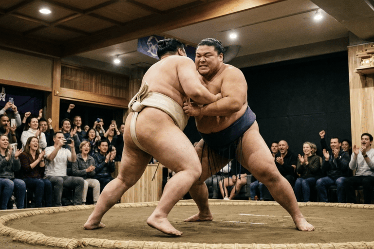 Kyoto: Sumo Experience & Audience Challenge with Photo