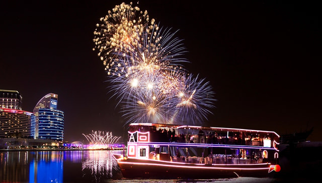 Dubai: New Year's Eve Luxury Canal Dinner Cruise