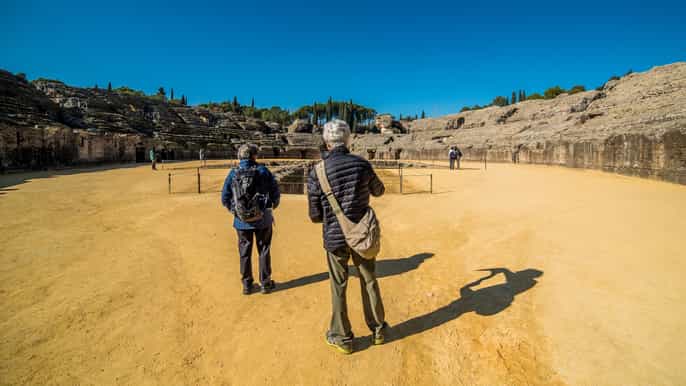 from seville italica roman city tour