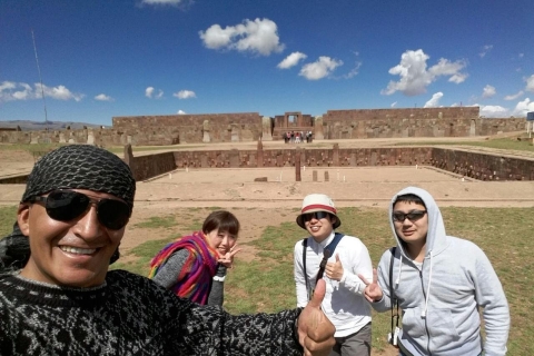 From La Paz: Tiwanaku and Lake Titicaca One-Day Tour