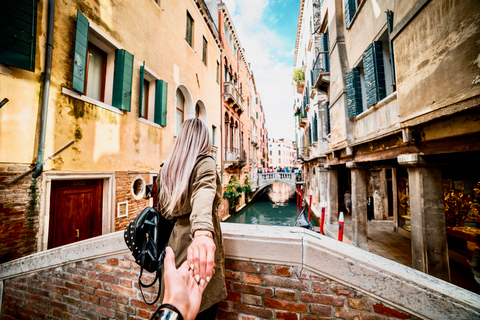 Venise : visite à pied et balade en gondoleVenise : visite à pied et balade en gondole en allemand