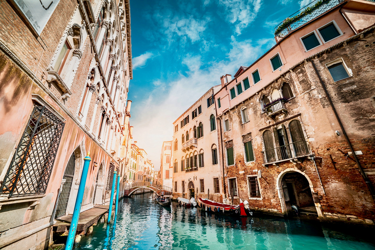 Venedig: Vandring och gondolturVenedig: Vandringstur och gondoltur på spanska