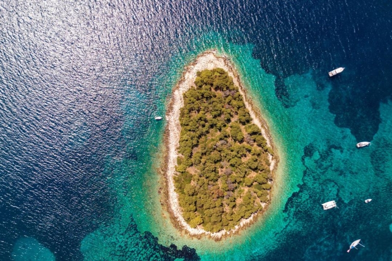 Depuis Split : demi-journée à Trogir et au lagon bleuVisite privée