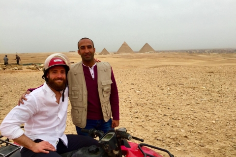 Pirámides de Guiza: tour de 1 hora en quad por el desierto1 hora en quad por el desierto Paseo en camello de media hora