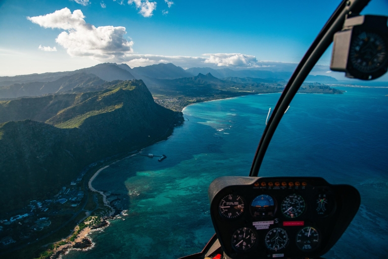 Oahu: pad naar Pali 30-minuten deuren Helikoptertocht in- of uitschakelenDeuren op gedeelde tour