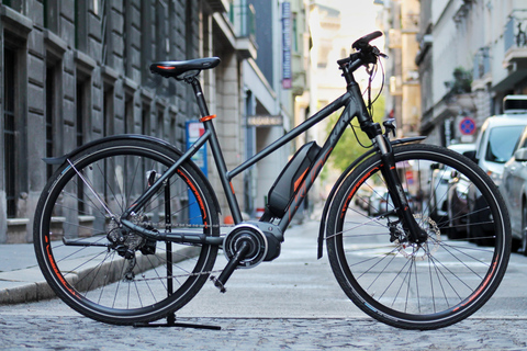 Budapest: Tour guidato della città in bicicletta elettricaTour di 2,5 ore con il distretto del castello di Buda