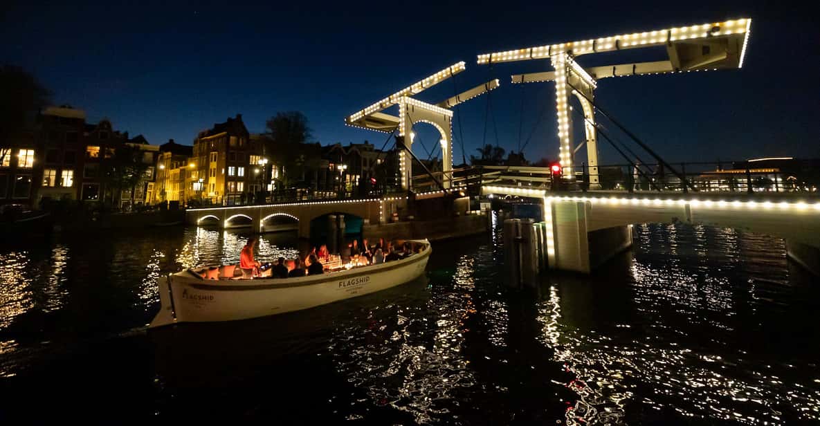 Afbeelding 3 van Amsterdam: Avond grachtenrondvaart met (open) bar aan boord