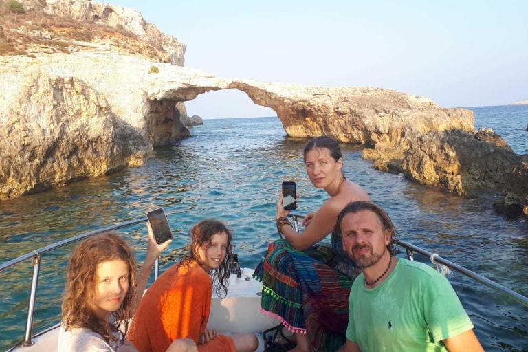 Gozo: privérondvaart van 3 uur bij zonsondergangGozo: Private Sunset Boat Cruise