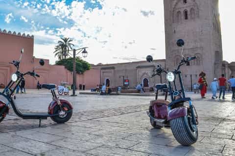Marrakech: 2 Hour Eco Scooter Private Sightseeing Tour