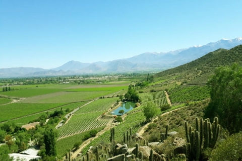 Van Santiago: Portillo Inca-lagune en San Esteban-wijngaard