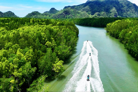 Langkawi: Kilim Geoforest Mangrove 2-Hour Jetski Tour Single Rider Jet Ski Option