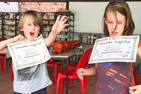 Siem Reap: kambodschanisch Keramik-Klasse