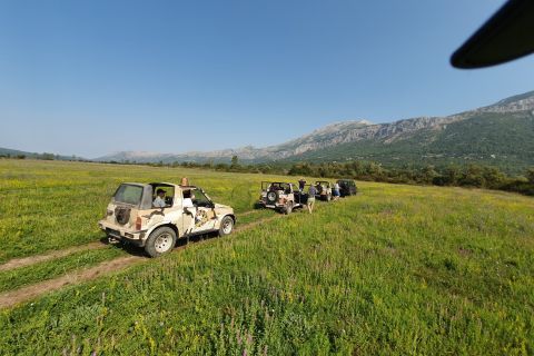 From Cavtat: Konavle Valley Off-Road Jeep Safari with Lunch