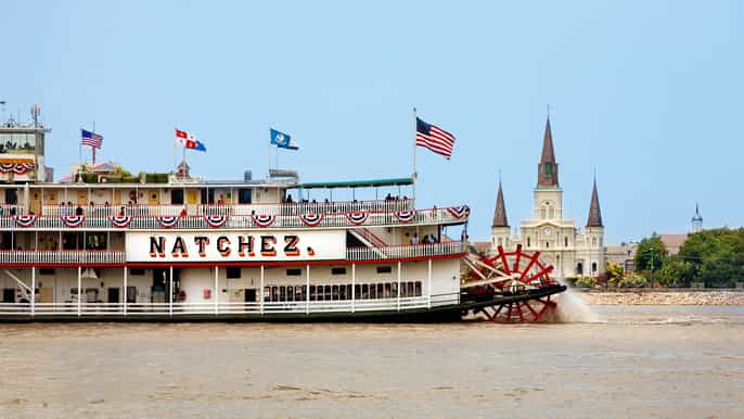new orleans city tour and natchez daytime jazz cruise combo