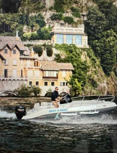 Lago di Como: Noleggio barche con guida autonoma