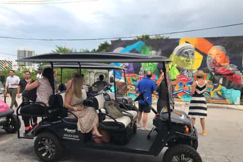 Wynwood Art District 1-Hour Street Art Tour by Golf Buggy